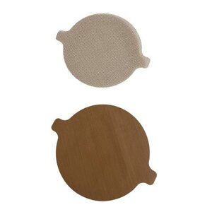 Nostik airfryerskydd i silikon runda 2-pack (inre, yttre)