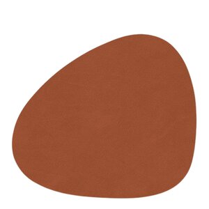 LIND DNA Curve Nupo glasunderlägg 11x13 cm Rust