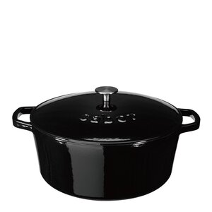 Sabor Gjutjärnsgryta 32 cm 9,5 L svart