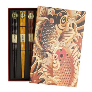 Tokyo Design Studio Chopstick ätpinnar gåvoset 5 par trä