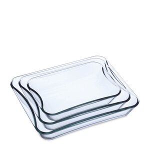 Modern House Daily Use ugnsform glas 3 delar klar