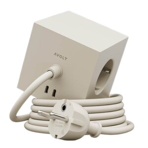 Avolt Square 1 USB-C kabel 1,8 m Nomad Sand