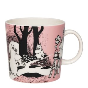 MoominArabia Muminmugg Kärlek 30 år rosa 40 cl