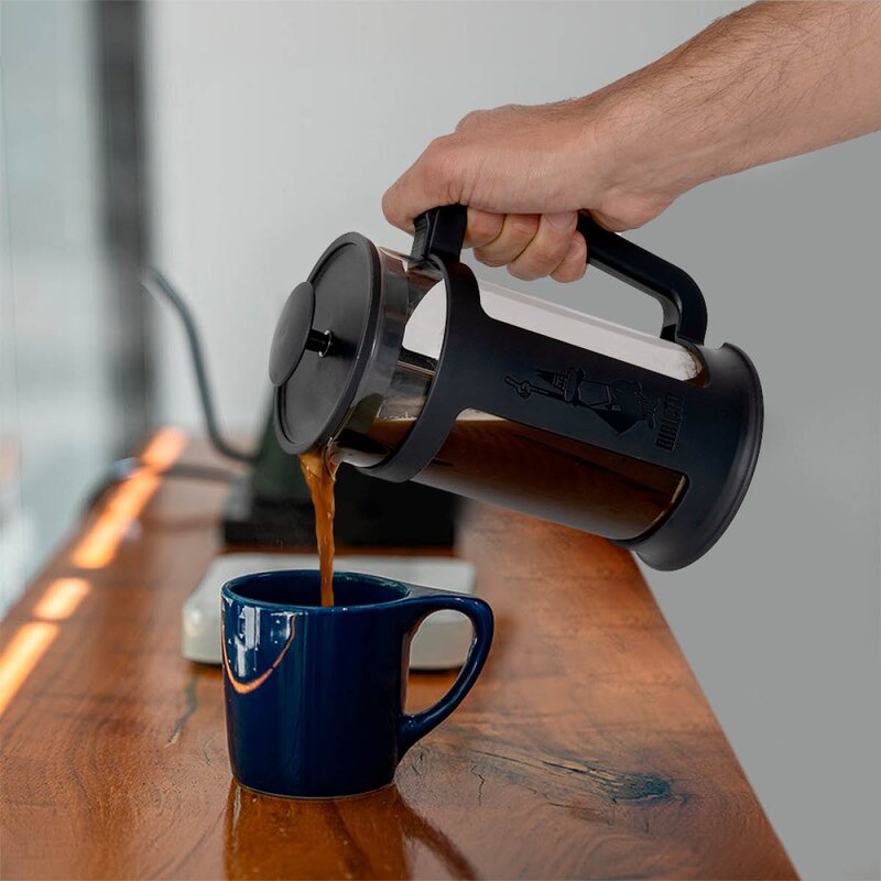 Bialetti Smart Presskannan 1 L Svart/Klar
