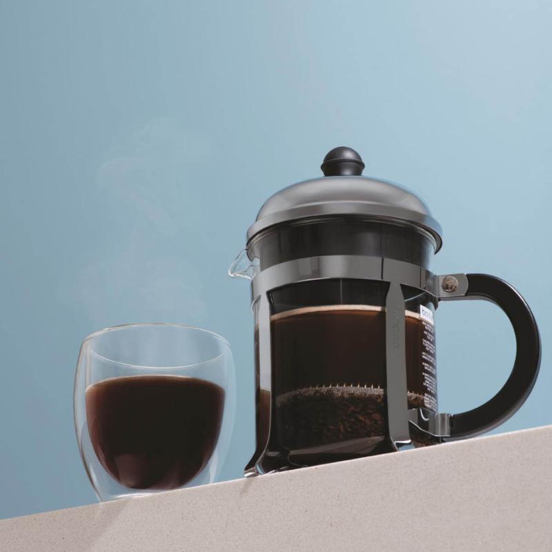 Bodum Chambord Kaffepress 4 koppar 0,5 L Krom