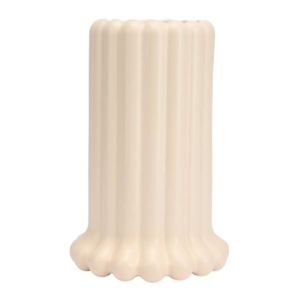 Vas Lettering Design Letters, Tubular Vas 24 cm Beige - Kitchnsverige.se