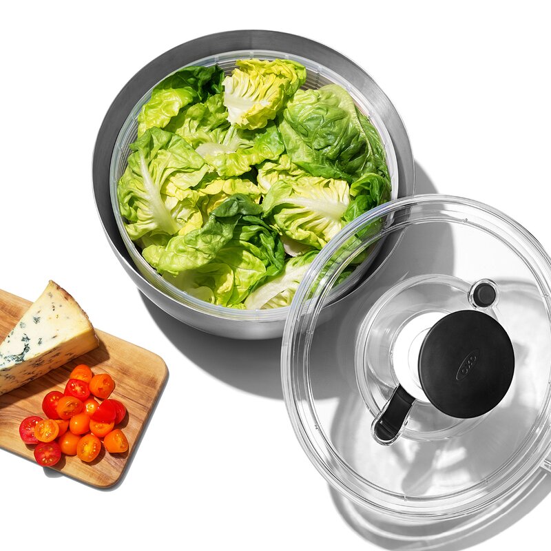 Oxo Steel Salladsslunga rostfri 5 L