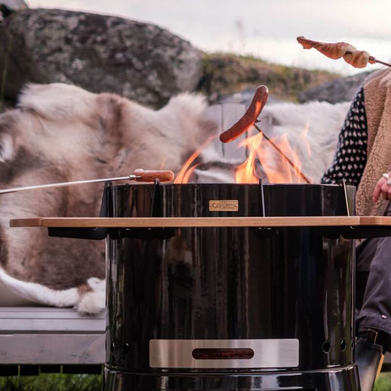 Espegard Grillspett teleskopiskt med fodral