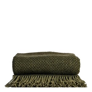 Sagaform Ulli ullpläd 170x130 cm grön