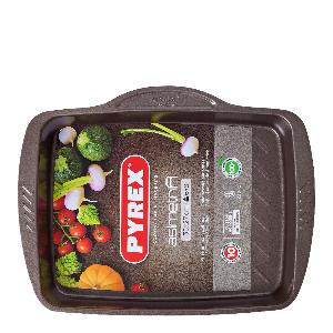 Pyrex Asimetria Ugnsform Kolstål 35x27 cm