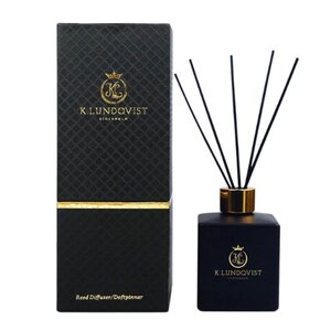 K. Lundqvist Stockholm Black Cashmere doftpinnar 120 ml