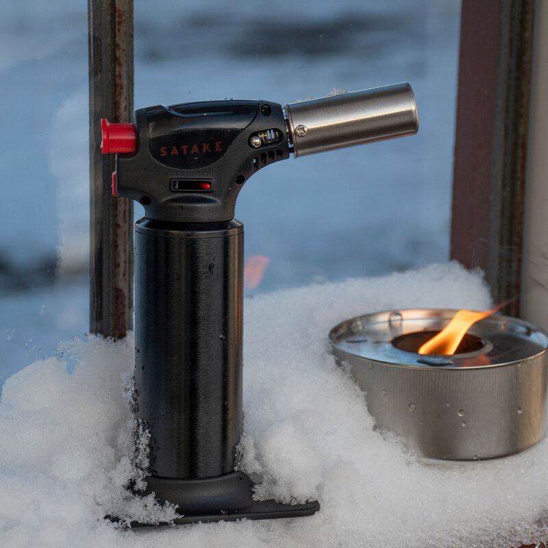 Satake Flame King Gasbrännare Svart