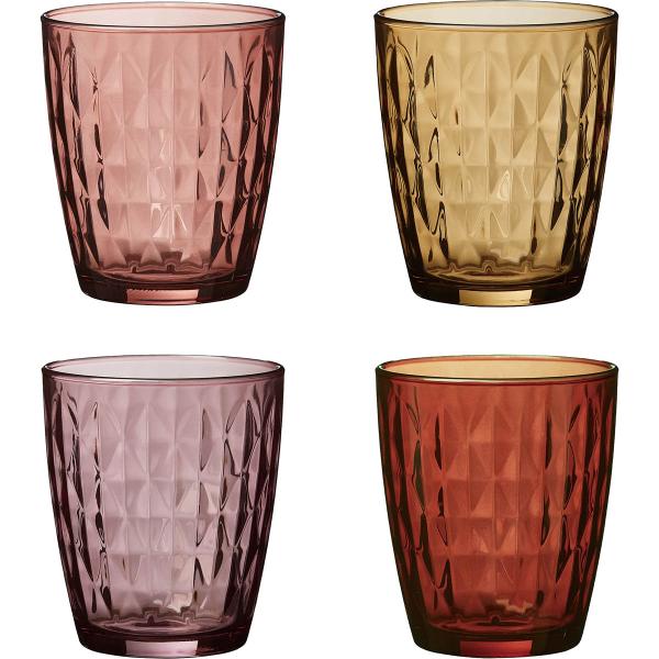 Aida Mosaic dricksglas 34 cl mix röd 