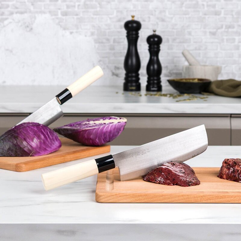 Sekiryu Knivset 2 delar blankt stål/natur