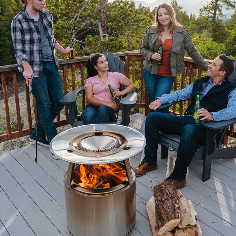 Solo Stove Ranger värmespridare silver