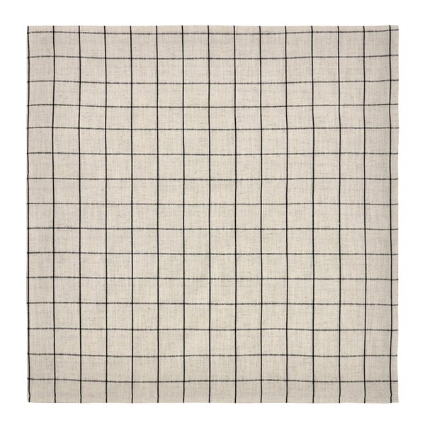 House Doctor Join duk 150x150 cm svart/off-white