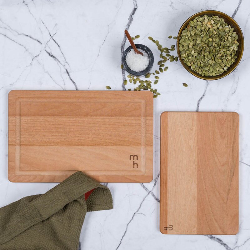 Modern House Skärbräda set 2 delar bok