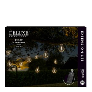DeluxeHomeart LED Ljusslinga extra set large 5 m clear