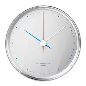 Georg Jensen Henning Koppel väggklocka 10 cm stål