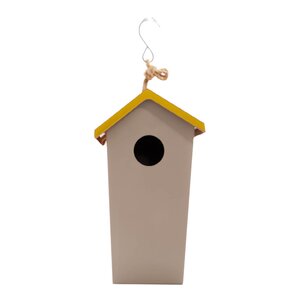 Point Virgule Fågelhus 27 cm taupe gul