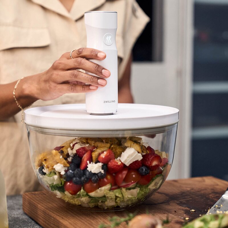 Zwilling Fresh & Save vakuumskål L med lock 4 L 24 cm glas