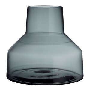 iittala Solare låg vas 22x20 cm stålgrå