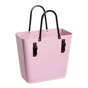 Hinza Recycled Plastic väska hög med cykelfäste 14 L gammelrosa
