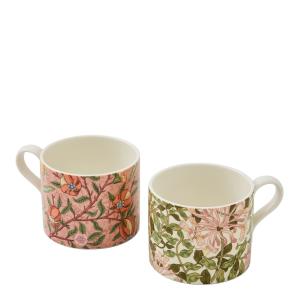 Spode Morris & Co mugg 34 cl 2-pack Fruit & Honeysuckle