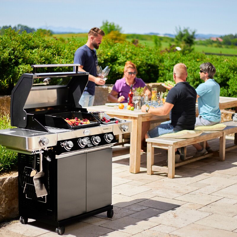 Rösle Videro G4-S Vario+ gasolgrill 20500W svart