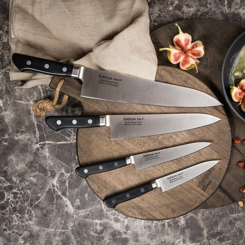 Sekiryu Master kockkniv 21 cm svart