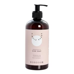 Simple Goods Geranium Diskmedel 450 ml Pumpflaska Ljusrosa