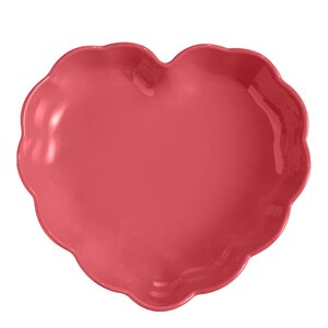 Emile Henry Madeleine ugnsform hjärta 26,5 cm 1,8 L Bubbelgum