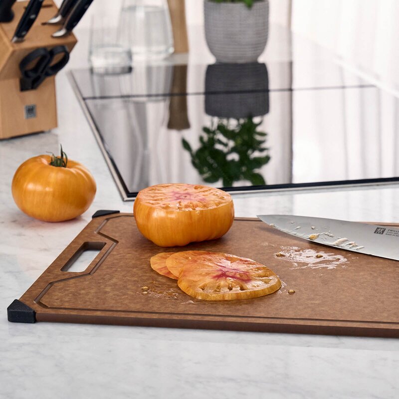 Zwilling Skärbräda 42x30 cm träfiber brun