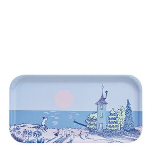 Muurla Mumin bricka 43x22 cm solnedgång