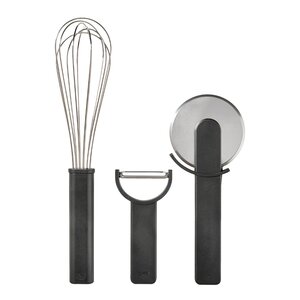 Zone Singles köksredskapsset 3 delar svart