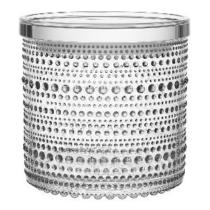 iittala Kastehelmi Burk med lock 11 cm Klar