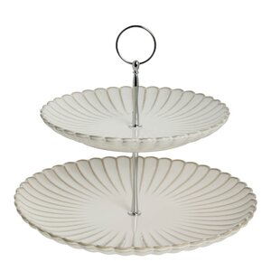 Lene Bjerre Camille etagär 27 cm offwhite