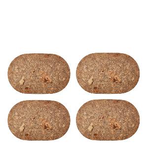 Stiernholm Skandinavien Bordsunderlägg Oval Kork 4-pack