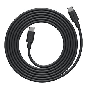 Avolt Cable 1 USB-C till USB-C kabel 2 m Stockholm Black