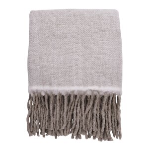 Lene Bjerre Essia pläd 170x130 cm offwhite