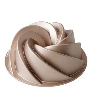 Blomsterbergs Sockerkaksform swirl 24x9 cm roséguld