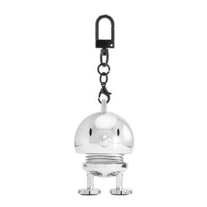 Hoptimist bag charm 5,9 cm krom
