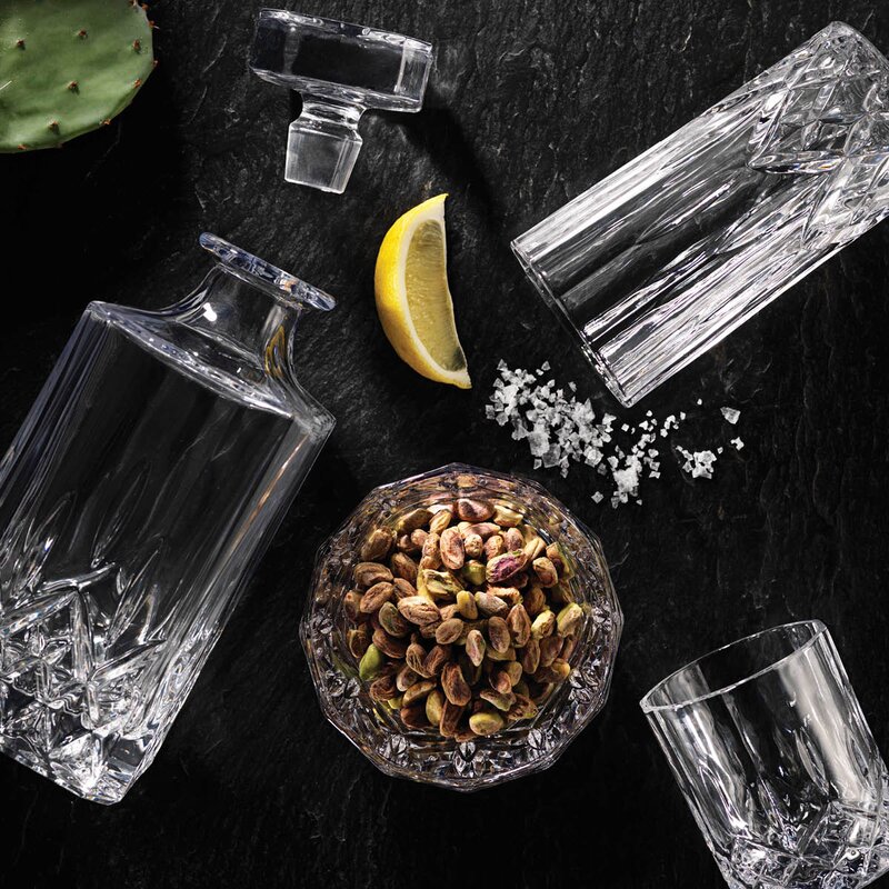 Aida Harvey whiskyset 0,7 L karaff + 4 whiskyglas