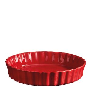 Emile Henry Pajform 28 cm röd