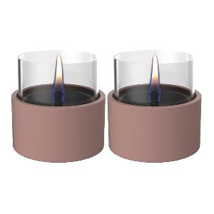 Tenderflame Breeze Lykta 2-pack Mörkrosa