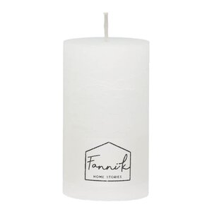 Fanni K Rustik blockljus 12 cm vit