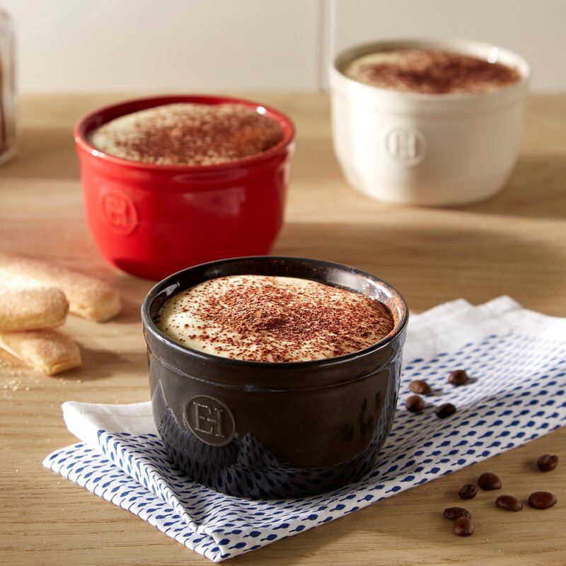 Emile Henry Ramekin n°8 form 8,5 cm röd