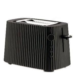Alessi Plissé Brödrost 2 skivor Svart