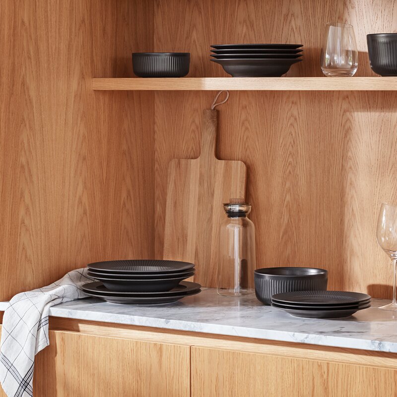 Eva Trio Legio Nova tallrik 25 cm svart