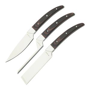 Legnoart Caseus Ostknivset 3-pack Staminaträ mörk